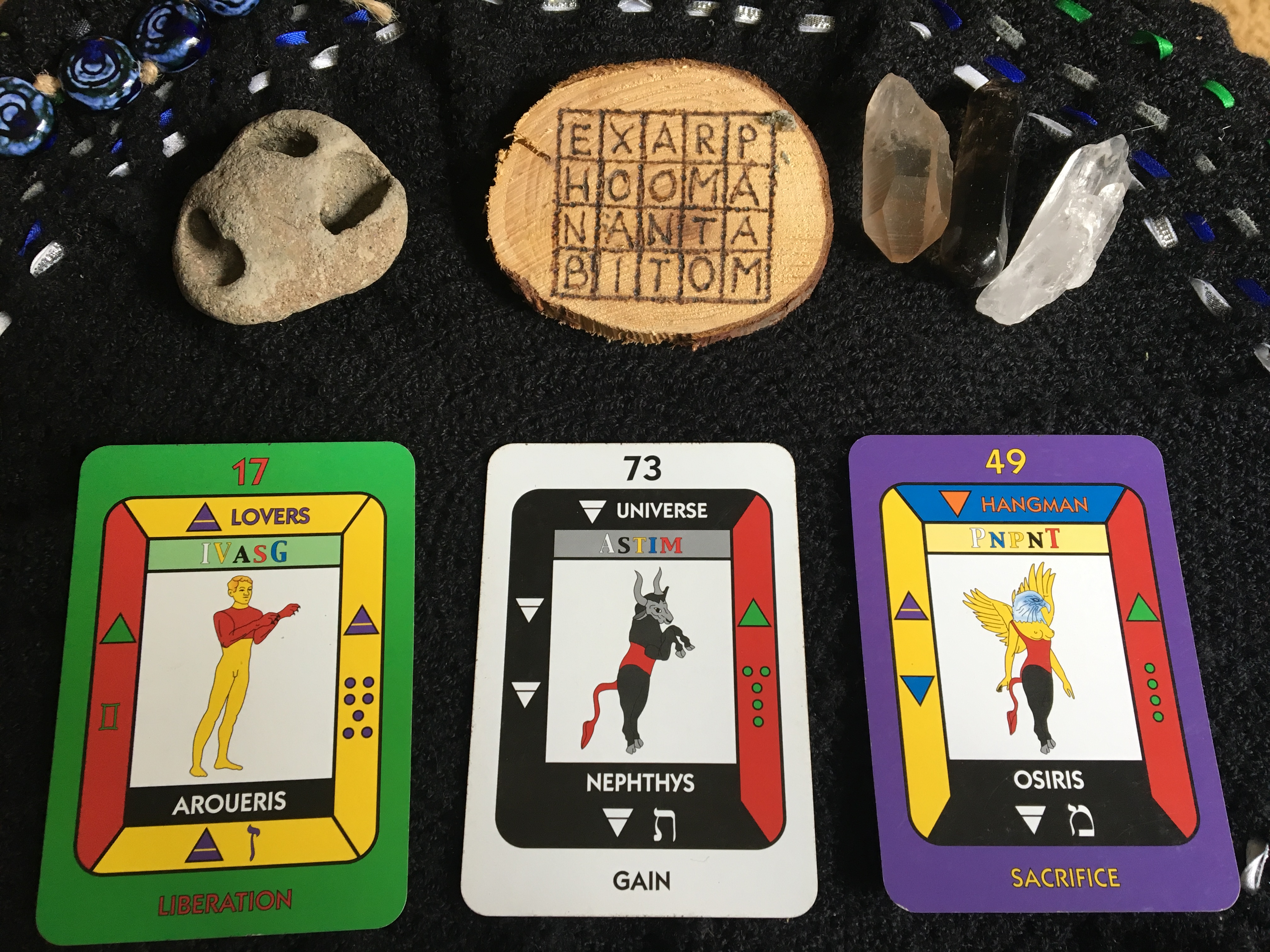 Exploring Tarot Decks ~ The Enochian Watchtower Tarot