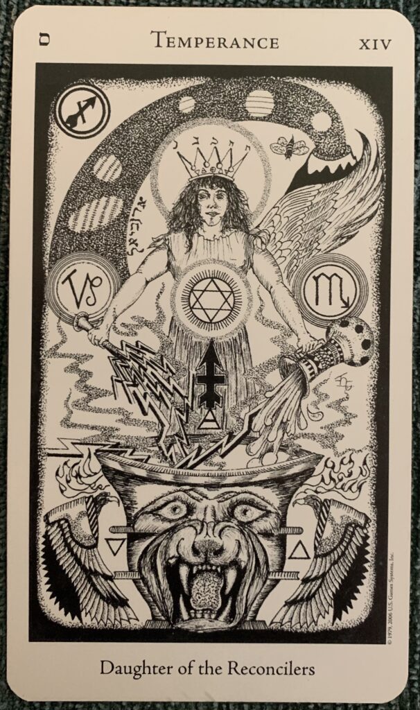 From The Hermetic Tarot, Temperance